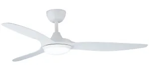 Brilliant Fantastic 52? DC Ceiling Fan with LED Light Kit and Remote White by Brilliant, a Ceiling Fans for sale on Style Sourcebook