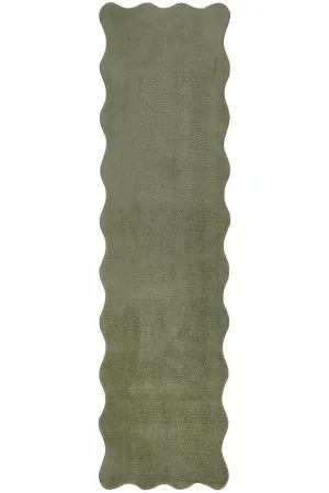 Evelyn Green Runner Rug by Rug Culture, a Contemporary Rugs for sale on Style Sourcebook