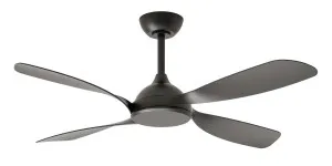 Martec Hampton 52" Smart DC Ceiling Fan with Remote Black by Martec, a Ceiling Fans for sale on Style Sourcebook