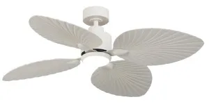Martec Kingston 50" Smart DC Ceiling Fan with 20W CCT LED Light and Remote White & Whitewash by Martec, a Ceiling Fans for sale on Style Sourcebook