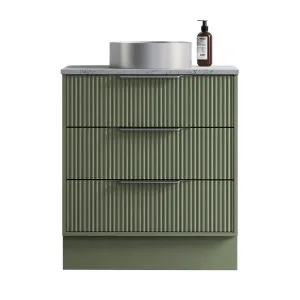 Emmett Vanity 750mm Centre Basin Colour Upgrade SilkSurface AC Top Floor standing by Timberline, a Vanities for sale on Style Sourcebook