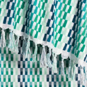 Positana Beach Towel Canningvale - Green, Large, 100% Cotton by Canningvale_Positana, a Sheets for sale on Style Sourcebook