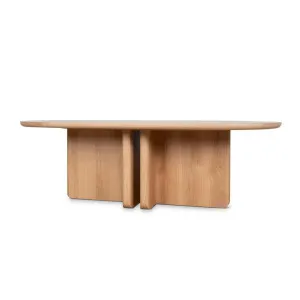 Valdis 2.4m Dining Table - Natural Oak by Interior Secrets - AfterPay Available by Interior Secrets, a Dining Tables for sale on Style Sourcebook