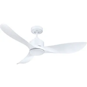 Mercator Eagle II Lite 48" (1220mm) DC Indoor/Outdoor Ceiling Fan with Remote White by Mercator, a Ceiling Fans for sale on Style Sourcebook