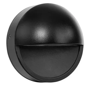 Havit Veko Medium Round Glare Free LED Exterior Wall/Step Light 12V DC Black by Havit, a Outdoor Lighting for sale on Style Sourcebook