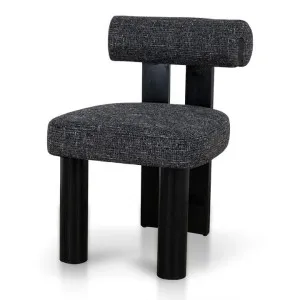 Set of 2 - Remy Black Dining Chair - Field Charcoal by Interior Secrets - AfterPay Available by Interior Secrets, a Dining Chairs for sale on Style Sourcebook