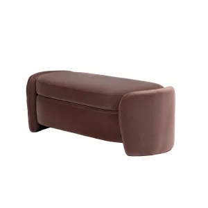Jude Coco Long Ottoman - Mocha by M+Co Living - Outlet, a Ottomans for sale on Style Sourcebook