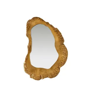 Golden Contour Wall Mirror 98cm x 80cm by Luxe Mirrors, a Mirrors for sale on Style Sourcebook