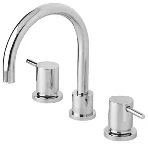 Vivid Pin Lever Hob Basin Set Swivel Gooseneck Spout 5Star Lead Free | Made From Brass In Chrome Finish By Phoenix by PHOENIX, a Bathroom Taps & Mixers for sale on Style Sourcebook