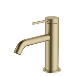 Venice Basin Mixer (Curved Spout) 5Star Classic Lead Free In Gold By Oliveri by Oliveri, a Bathroom Taps & Mixers for sale on Style Sourcebook