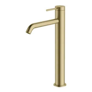 Venice Tower Basin Mixer (Curved Spout) 5Star Classic Lead Free In Gold By Oliveri by Oliveri, a Bathroom Taps & Mixers for sale on Style Sourcebook