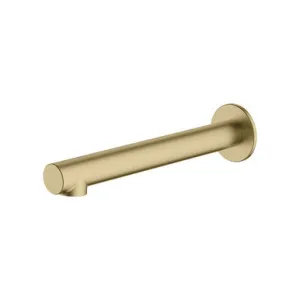 Venice Wall Bath Or Basin Spout Straight 200mm 5Star Classic Lead Free In Gold By Oliveri by Oliveri, a Bathroom Taps & Mixers for sale on Style Sourcebook