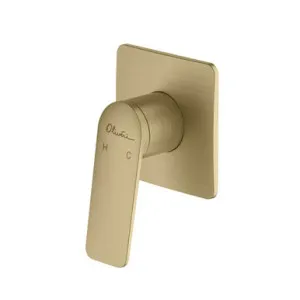 Paris Bath Or Shower Wall Mixer Classic Lead Free In Gold By Oliveri by Oliveri, a Bathroom Taps & Mixers for sale on Style Sourcebook