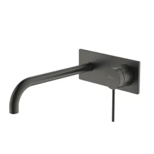 Venice Wall Bath Or Basin Mixer (Curved 200mm Spout And Wall Plate) 5Star Lead Free | Made From Gunmetal By Oliveri by Oliveri, a Bathroom Taps & Mixers for sale on Style Sourcebook