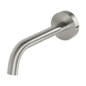 Vivid Slimline Plus Wall Bath Or Basin Spout 180mm 5Star Lead Free In Brushed Nickel By Phoenix by PHOENIX, a Bathroom Taps & Mixers for sale on Style Sourcebook