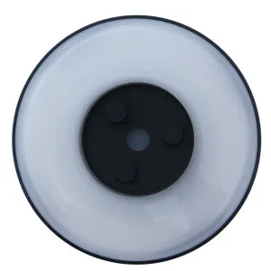 CLA Shadowtri Small Round Eclipse LED Exterior Wall Light with Backlit Halo - White by Compact Lamps Australia, a Wall Lighting for sale on Style Sourcebook