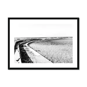 Coastal Beach Ocean Black & White Framed Pool & Mounted Print by Adam Davies, a Prints for sale on Style Sourcebook