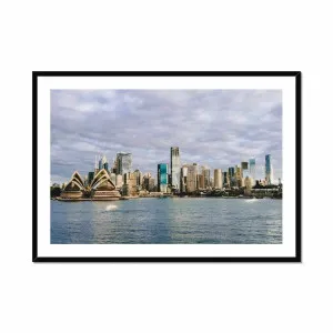 Sydney View Framed & Mounted Print by Seek & Ramble, a Prints for sale on Style Sourcebook