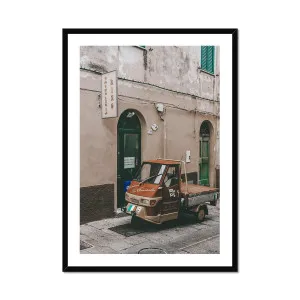 Piccolo Auto Italy Framed Print by Seek & Ramble, a Prints for sale on Style Sourcebook
