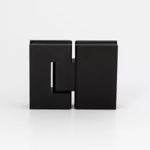Stealth Glass to Glass 180 Degree Hinge Matte Black by Estelle, a Bathroom Fixtures for sale on Style Sourcebook