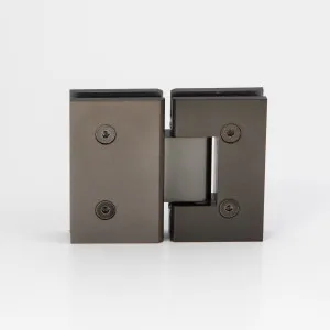 Boston Glass to Glass 180 Degree Hinge Brushed Gun Metal by Estelle, a Bathroom Fixtures for sale on Style Sourcebook