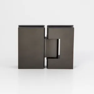 Stealth Glass to Glass 180 Degree Hinge Brushed Gun Metal by Estelle, a Bathroom Fixtures for sale on Style Sourcebook
