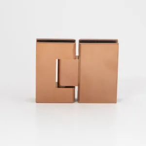 Stealth Glass to Glass 180 Degree Hinge Brushed Rose Gold by Estelle, a Bathroom Fixtures for sale on Style Sourcebook