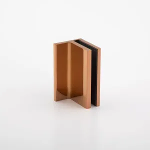 Statesman Clamp with leg Polished Rose Gold by Estelle, a Bathroom Fixtures for sale on Style Sourcebook