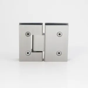 Boston Glass to Glass 180 Degree Hinge Satin Chrome by Estelle, a Bathroom Fixtures for sale on Style Sourcebook