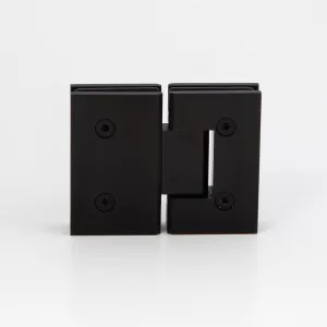 Boston Glass to Glass 180 Degree Hinge Matte Black by Estelle, a Bathroom Fixtures for sale on Style Sourcebook