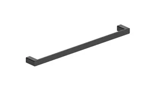 Boston Towel Rail Single 600mm Matte Black by Estelle, a Towel Rails for sale on Style Sourcebook