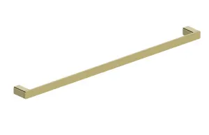 Boston Towel Rail Single  800mm Brushed Brass by Estelle, a Towel Rails for sale on Style Sourcebook