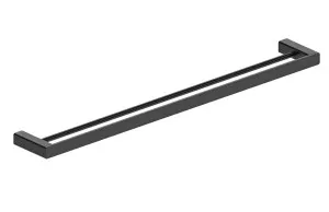 Boston Towel Rail Double 800mm Matte Black by Estelle, a Towel Rails for sale on Style Sourcebook
