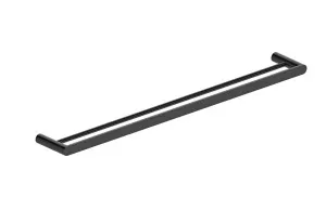 Statesman Towel Rail Double 800mm Matte Black by Estelle, a Towel Rails for sale on Style Sourcebook