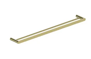Statesman Towel Rail Double 800mm Brushed Brass by Estelle, a Towel Rails for sale on Style Sourcebook