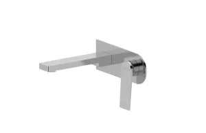 Statesman Bath Spout with Mixer Satin Nickel by null, a Bathroom Taps & Mixers for sale on Style Sourcebook