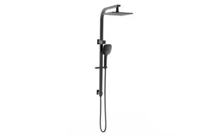 Square Shower Rail Set Matte Black by null, a Showers for sale on Style Sourcebook