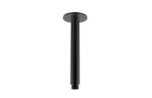 Ceiling Mounted Shower Arm 300mm Matte Black by null, a Shower Heads & Mixers for sale on Style Sourcebook
