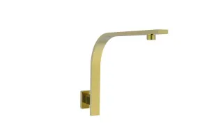 Raised Shower Arm Brushed Brass by null, a Shower Heads & Mixers for sale on Style Sourcebook