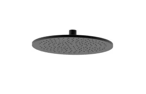 Round Shower Head Matte Black by null, a Shower Heads & Mixers for sale on Style Sourcebook