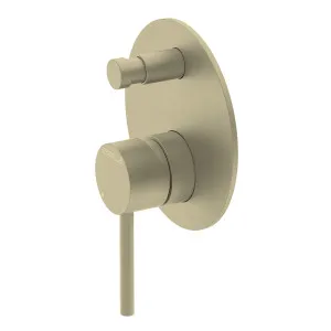 Pinnacles Shower Mixer with Diverter Soft Gold Brushed by null, a Shower Heads & Mixers for sale on Style Sourcebook