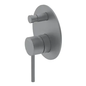 Pinnacles Shower Mixer with Diverter Brushed Gun Metal by null, a Shower Heads & Mixers for sale on Style Sourcebook