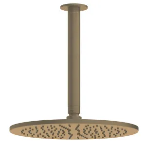 Pinnacles Ceiling Shower Arm and Head Antique Brass by null, a Shower Heads & Mixers for sale on Style Sourcebook