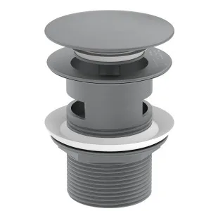 Pinnacles Basin Waste with Overflow Brushed Gun Metal by null, a Traps & Wastes for sale on Style Sourcebook