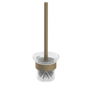Pinnacles Toilet Brush and Holder Antique Brass by null, a Toilet Brushes & Sets for sale on Style Sourcebook