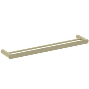Pinnacles Towel Rail Double 600mm Soft Gold Brushed by Estelle, a Towel Rails for sale on Style Sourcebook