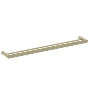 Pinnacles Towel Rail Double 800mm Soft Gold Brushed by Estelle, a Towel Rails for sale on Style Sourcebook