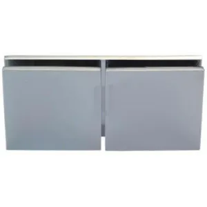 Boston Glass to Glass 180 Degree Bracket Polished Nickel by Estelle, a Bathroom Fixtures for sale on Style Sourcebook