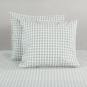 Modella Pillowcase Pair - 100% Cotton, European, Green - Canningvale by Canningvale, a Sheets for sale on Style Sourcebook