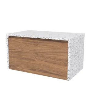 Ainsworth Vanity 750mm Centre Bowl SilkSurface Waterfall WG AC Top Wall hung by Timberline, a Vanities for sale on Style Sourcebook